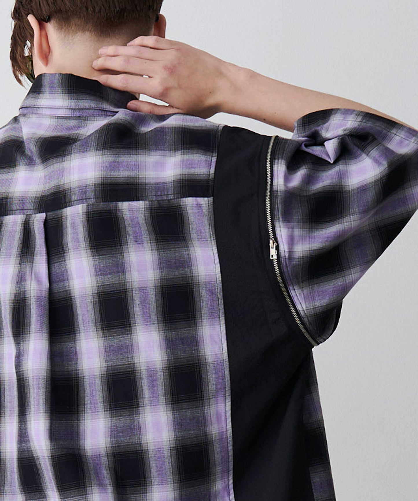 【SALE】2-ZIP CHECK H/S SHIRTS