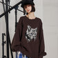 CAT GRAFFITY KNIT