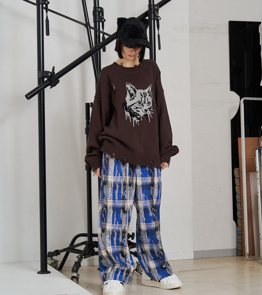 CAT GRAFFITY KNIT