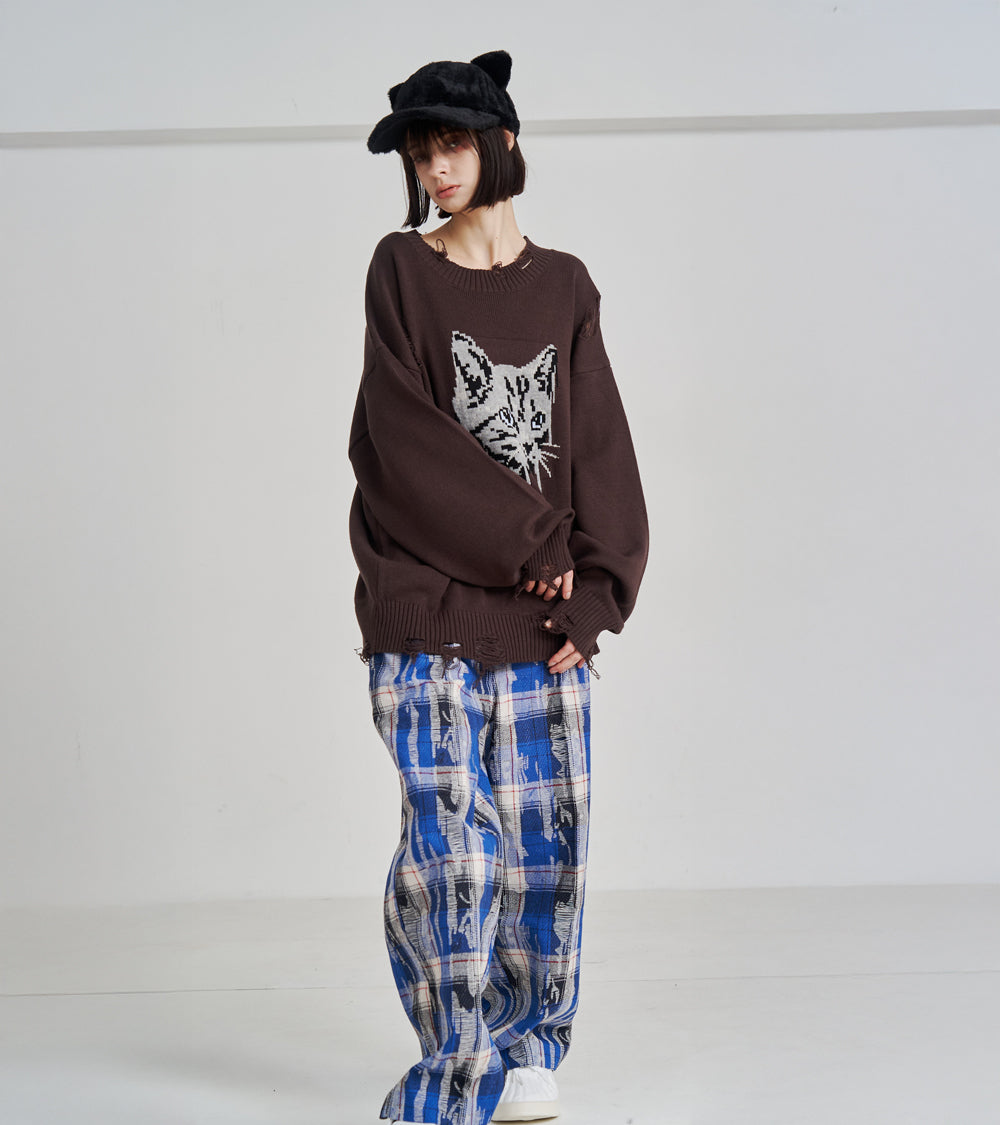 CAT GRAFFITY KNIT