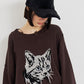 CAT GRAFFITY KNIT