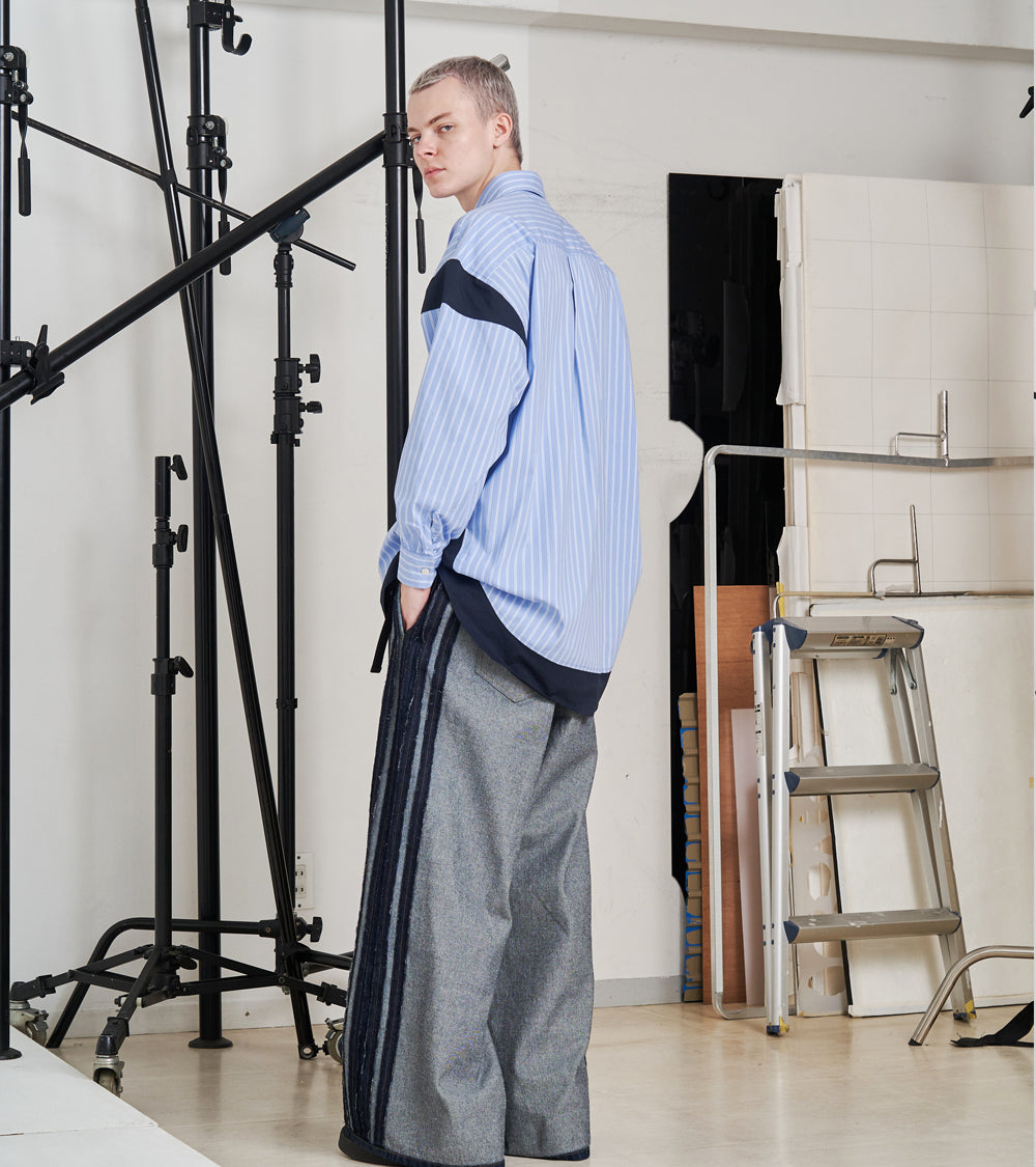 BLOCKING STRIPE SHIRTS