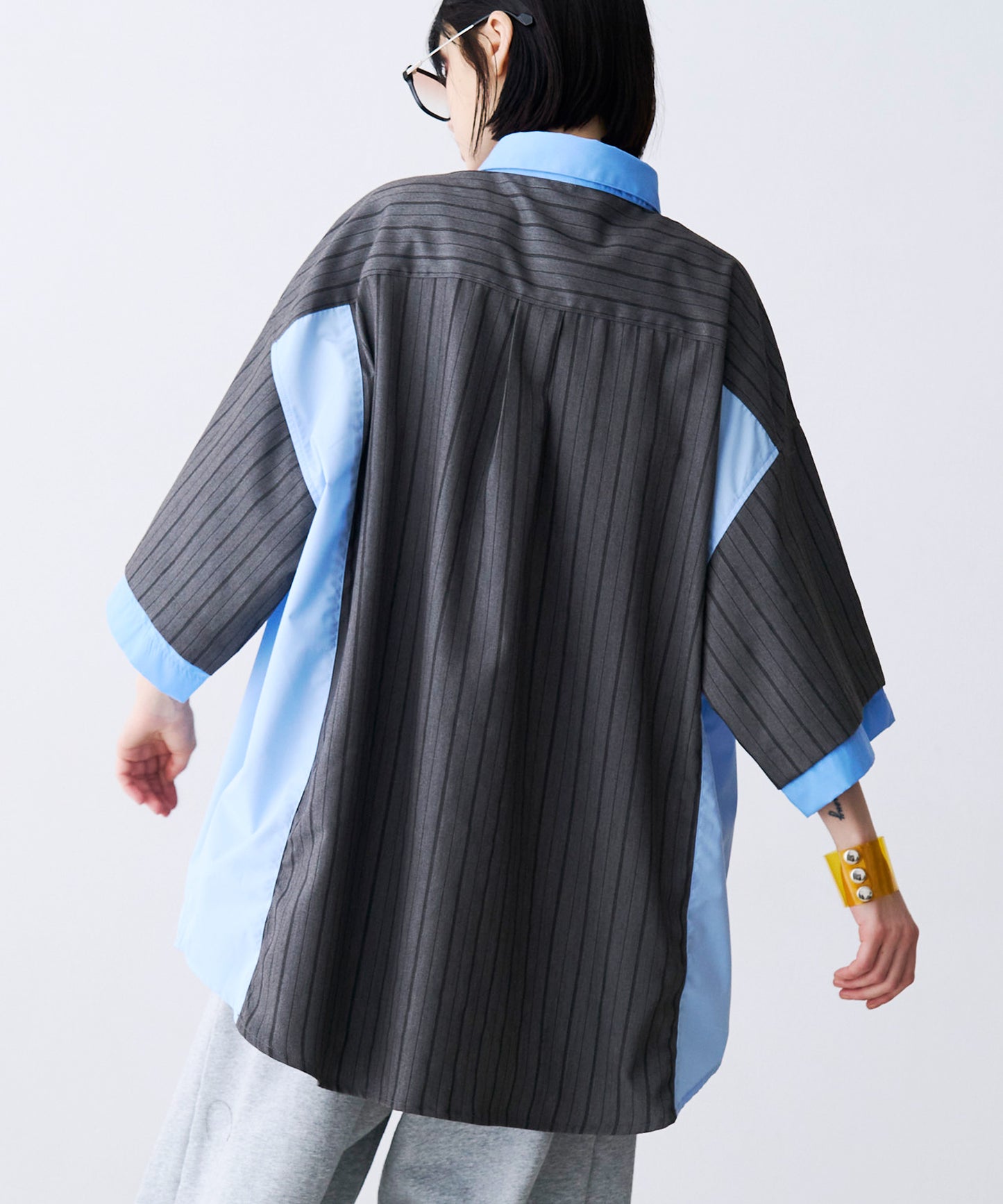 【一部予約】FAKE BLOCKING H/S SHIRTS