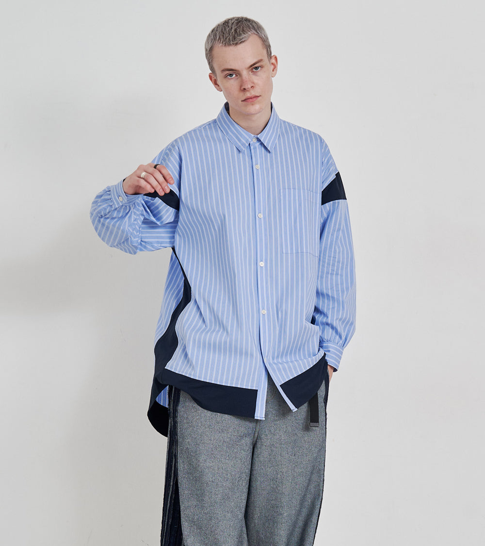 BLOCKING STRIPE SHIRTS