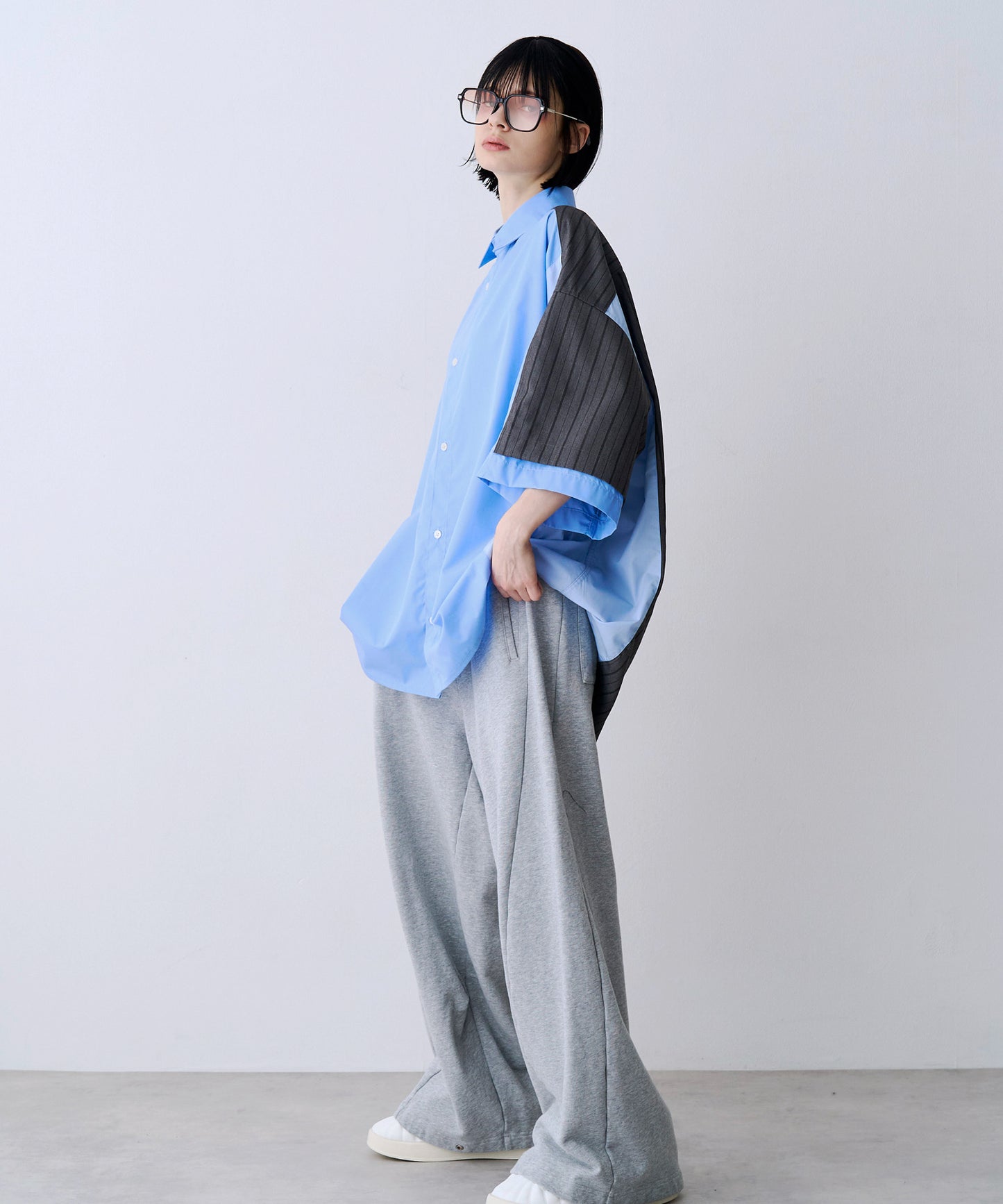 【一部予約】FAKE BLOCKING H/S SHIRTS