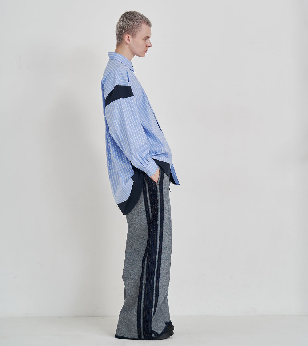 BLOCKING STRIPE SHIRTS