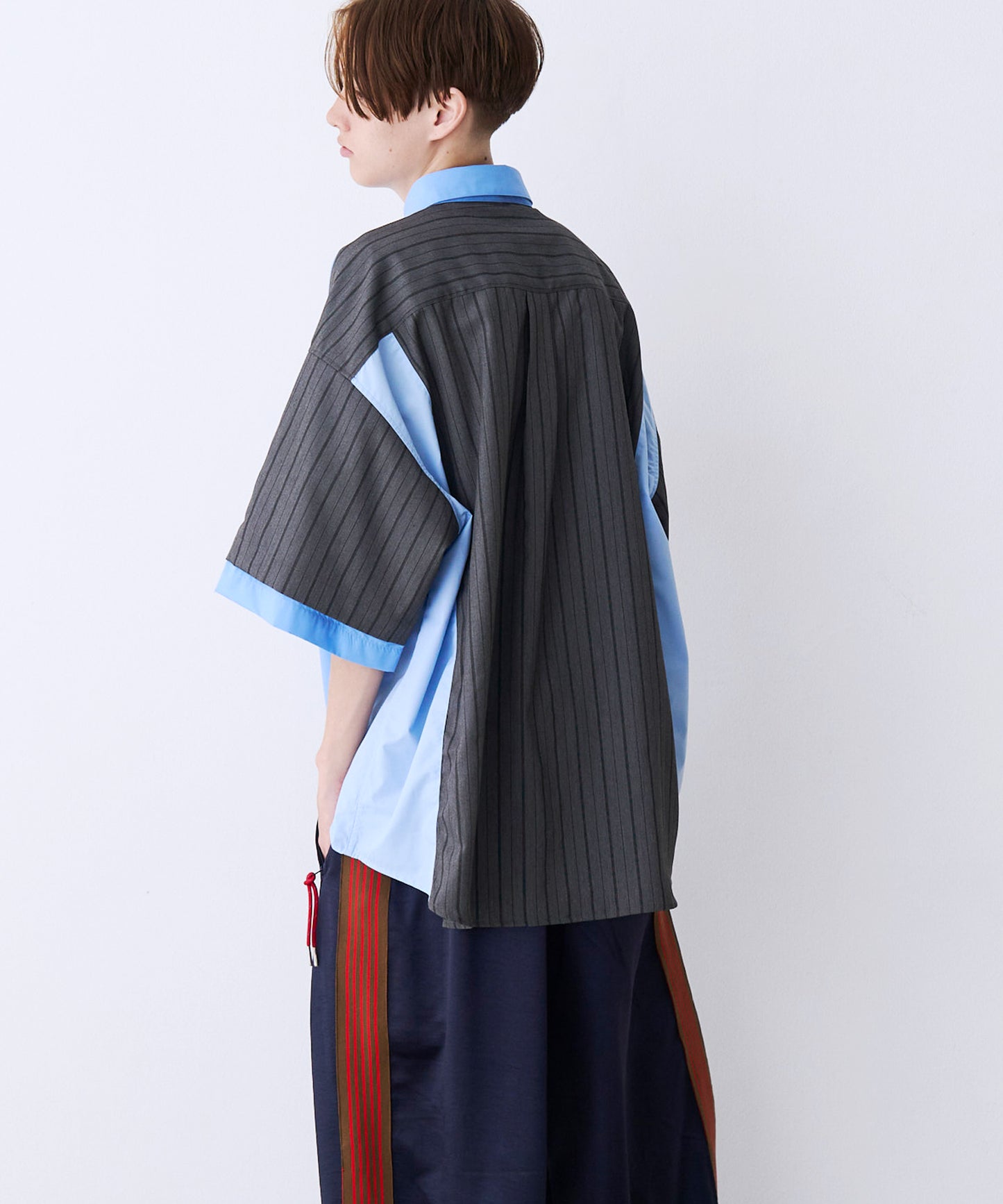 【一部予約】FAKE BLOCKING H/S SHIRTS
