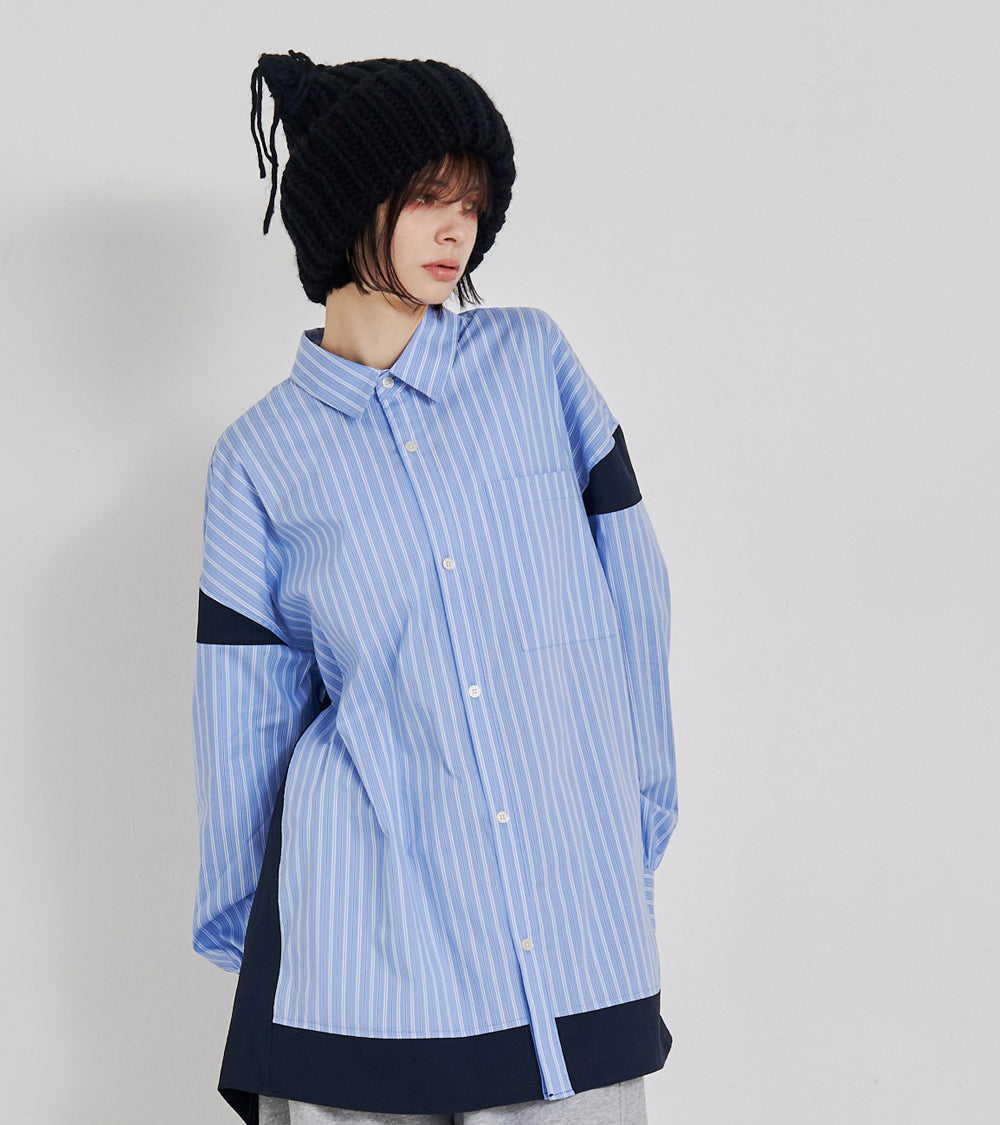 BLOCKING STRIPE SHIRTS