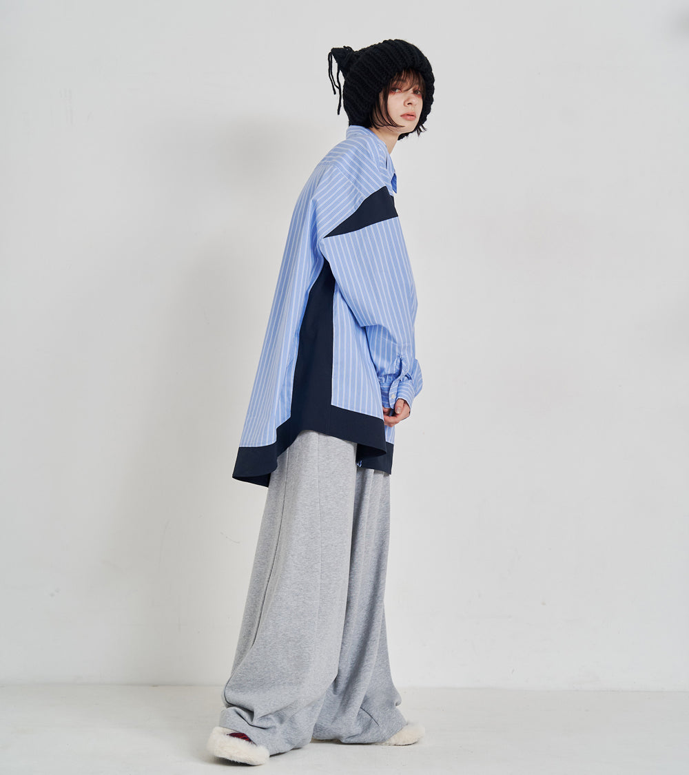 BLOCKING STRIPE SHIRTS