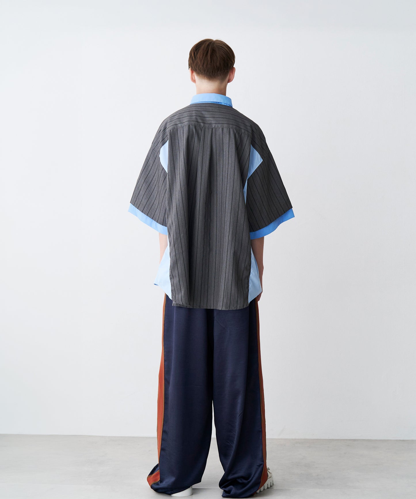【一部予約】FAKE BLOCKING H/S SHIRTS