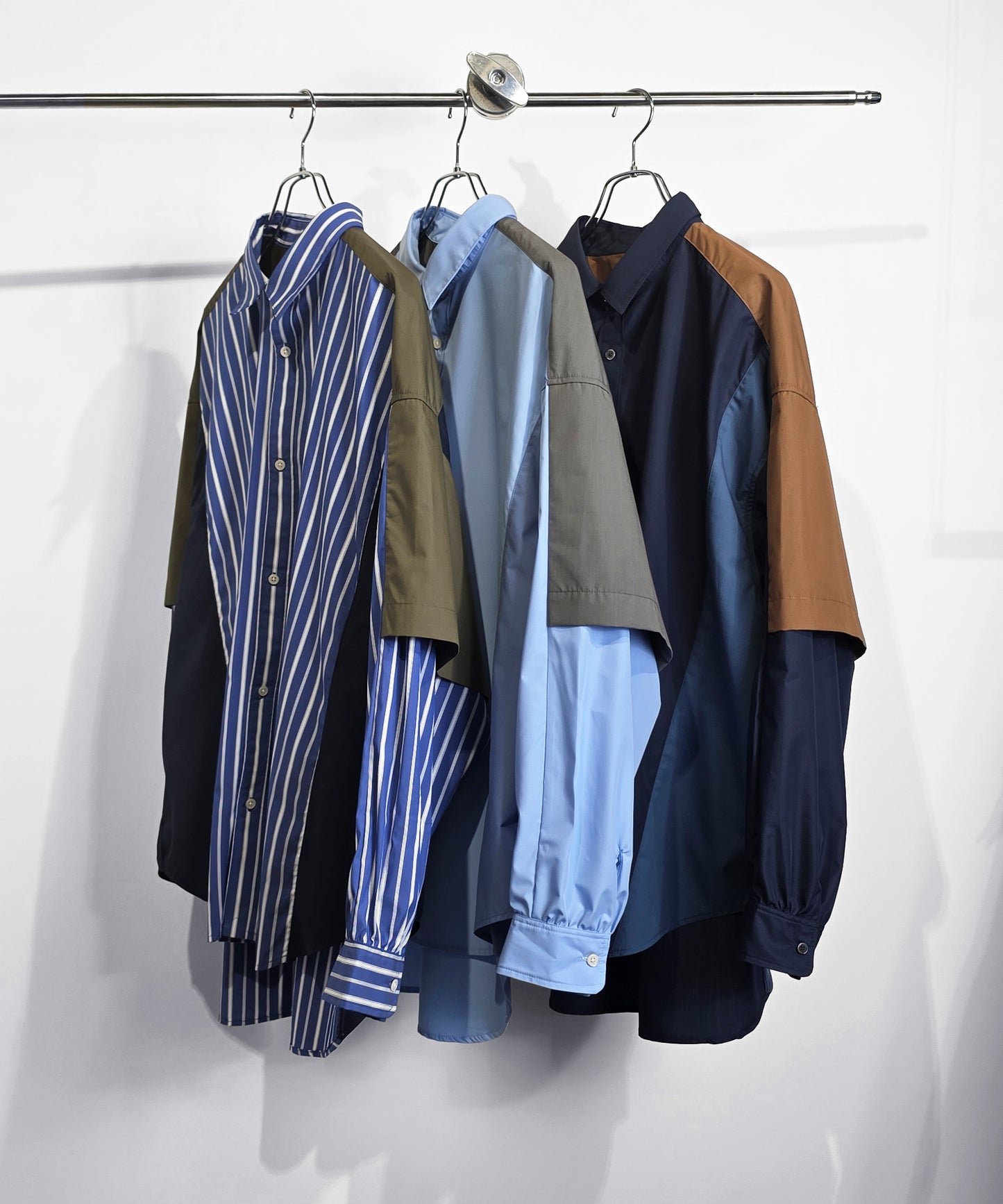【予約商品】FAKE BLOCKING SHIRT