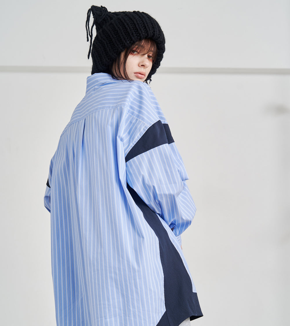 BLOCKING STRIPE SHIRTS