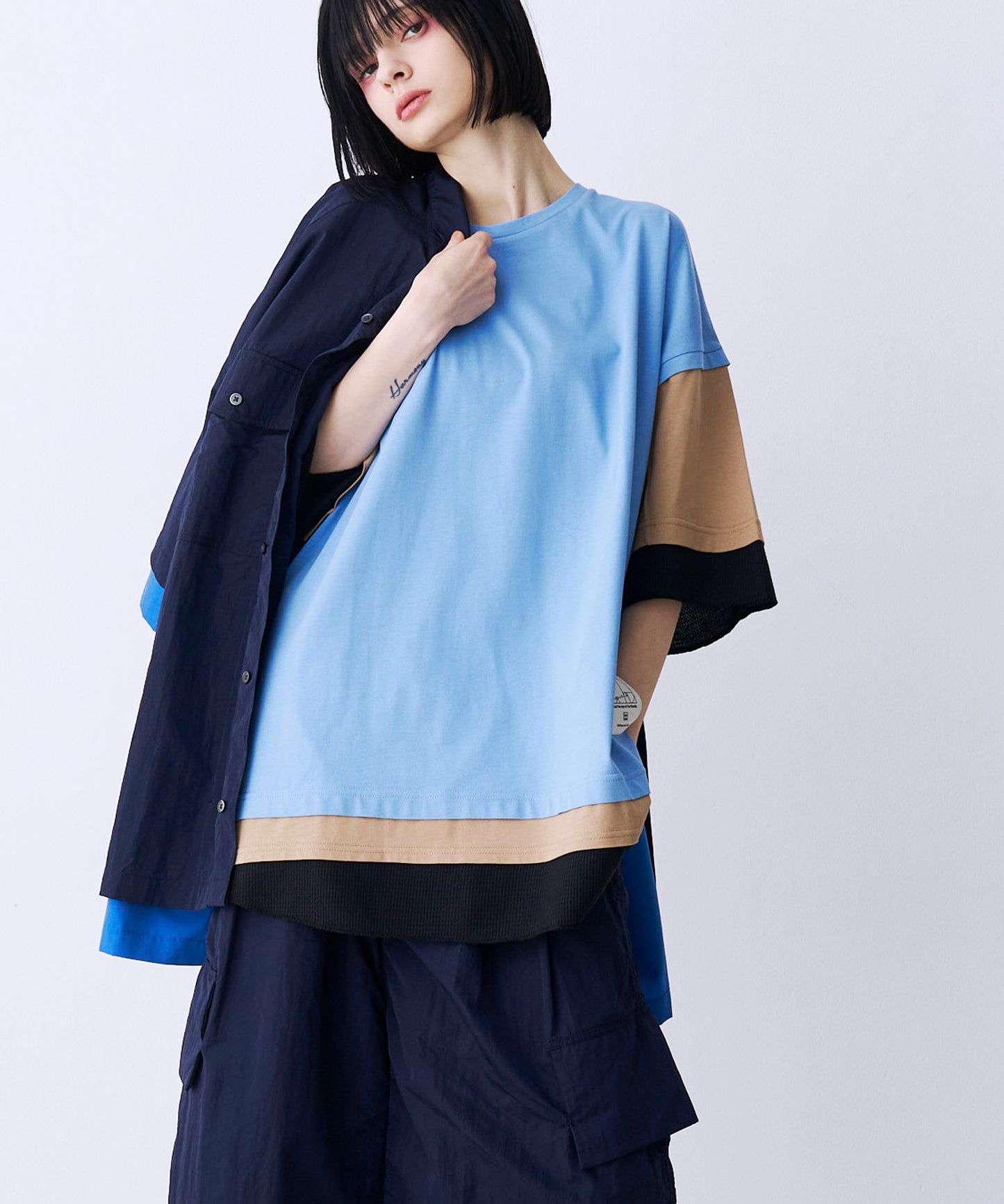 THREE LAYER TEE
