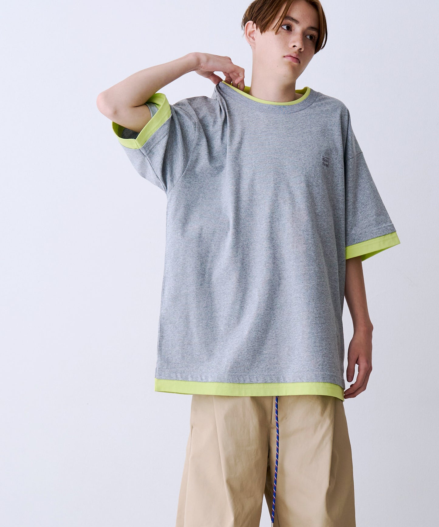 FAKE LAYERD LOGO TEE