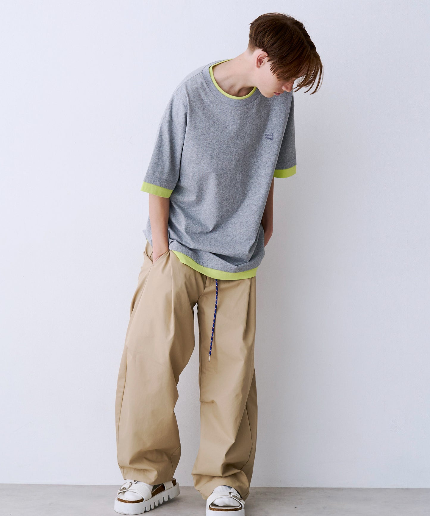 FAKE LAYERD LOGO TEE