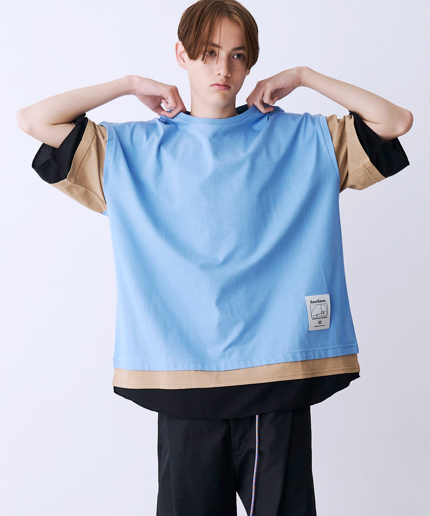 THREE LAYER TEE