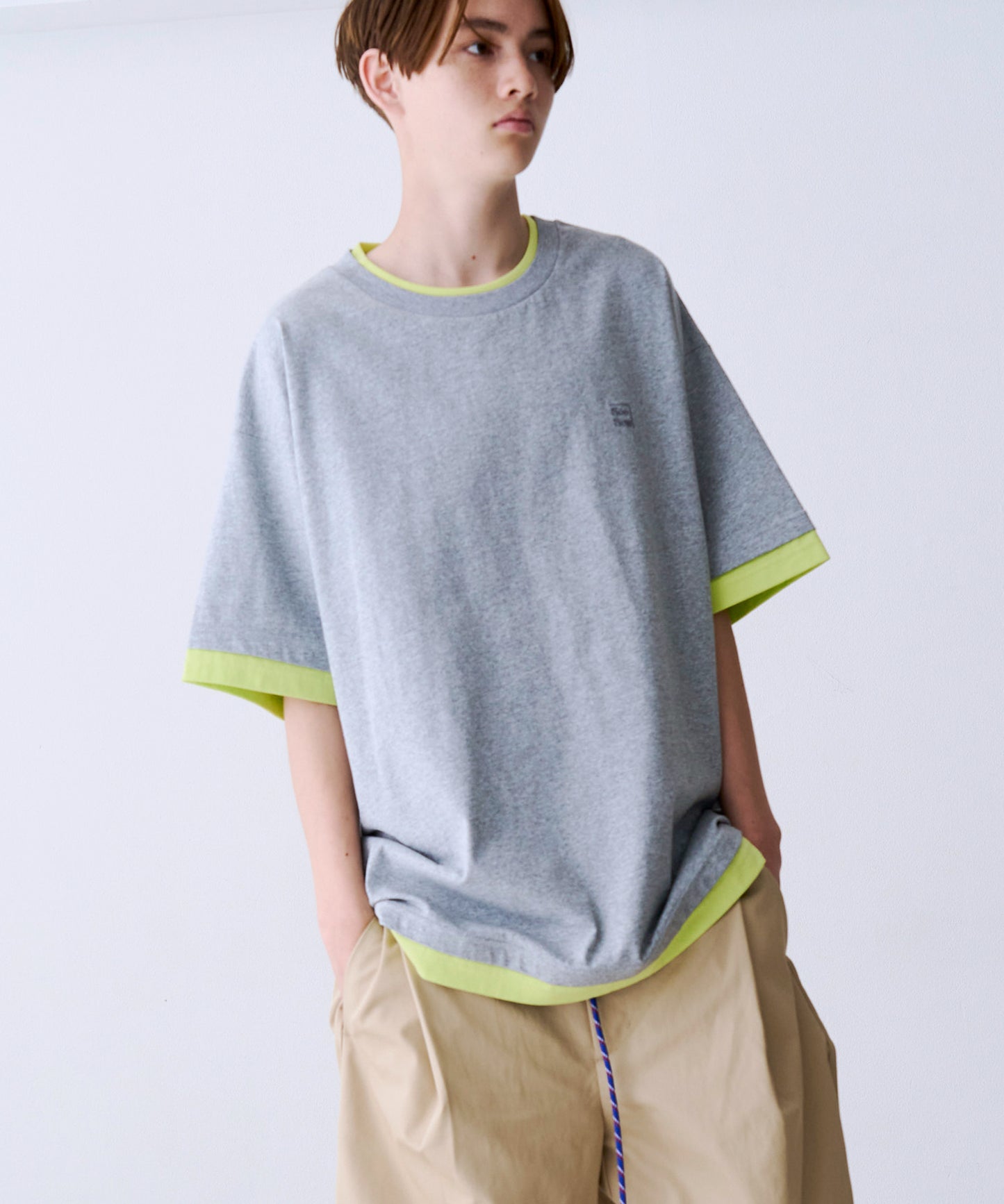 FAKE LAYERD LOGO TEE