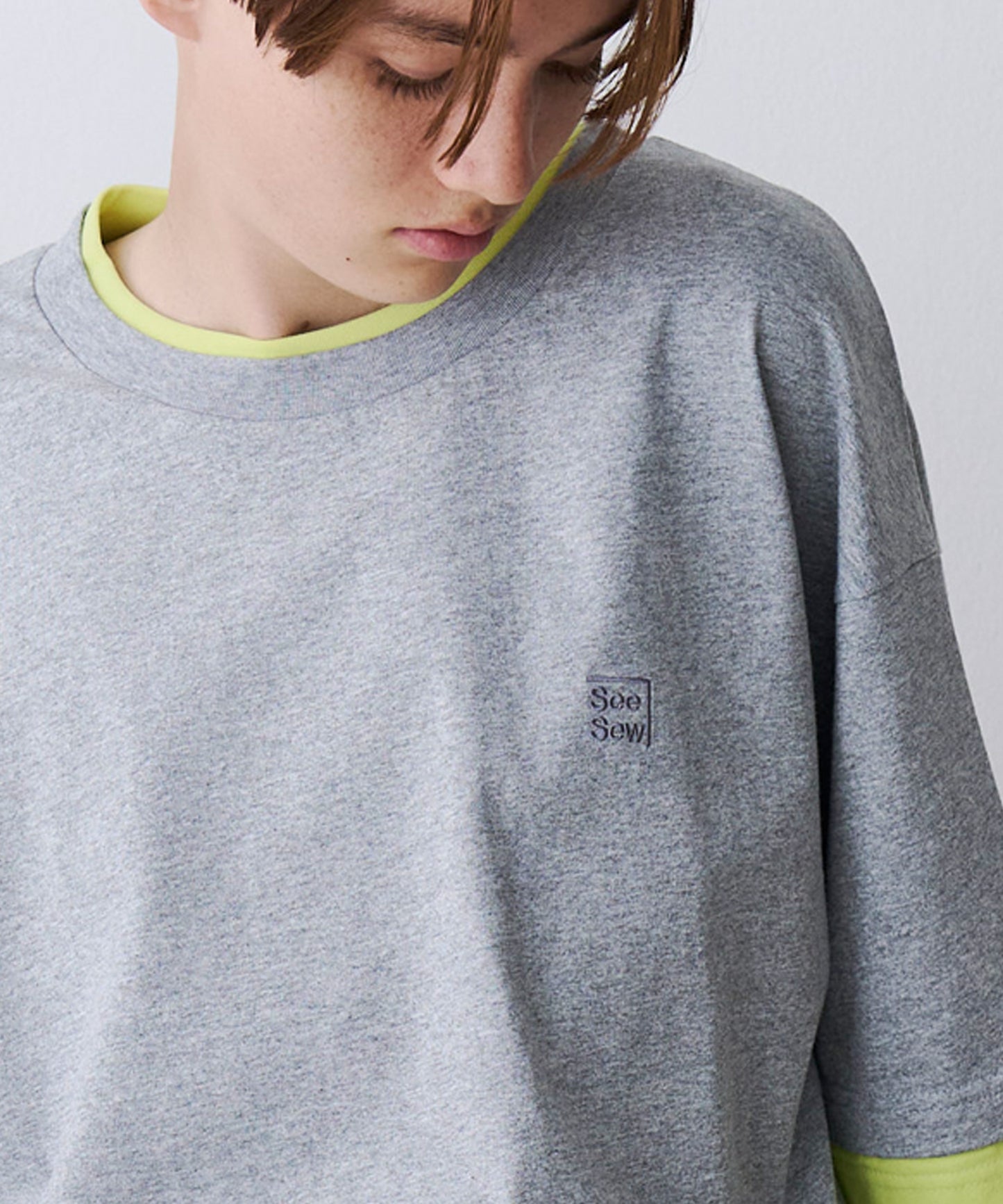 FAKE LAYERD LOGO TEE