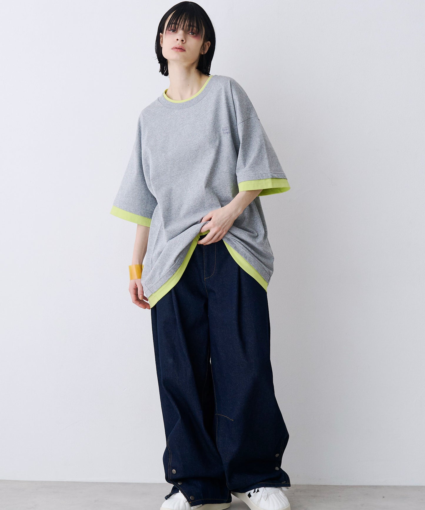 FAKE LAYERD LOGO TEE