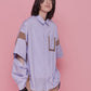 【SALE】BLOCKING 2WAY OVER SHIRTS （20%OFF）