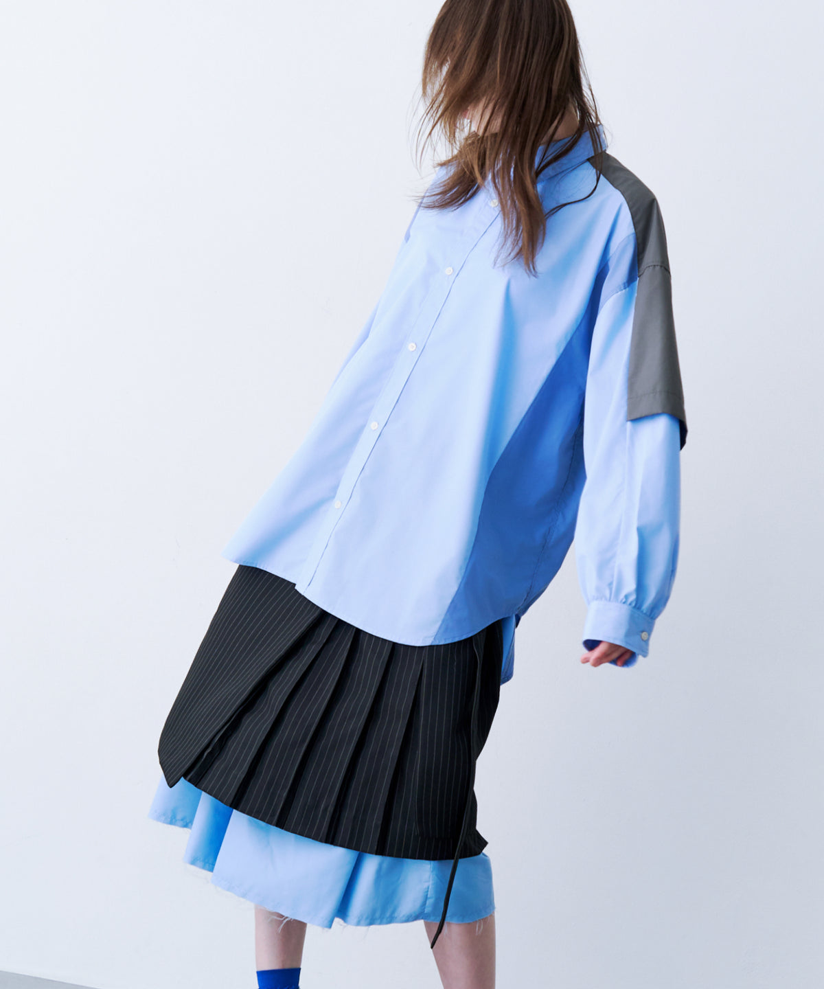 FAKE BLOCKING SHIRT