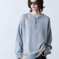 GRUNGE DAMAGE PRINT KNIT