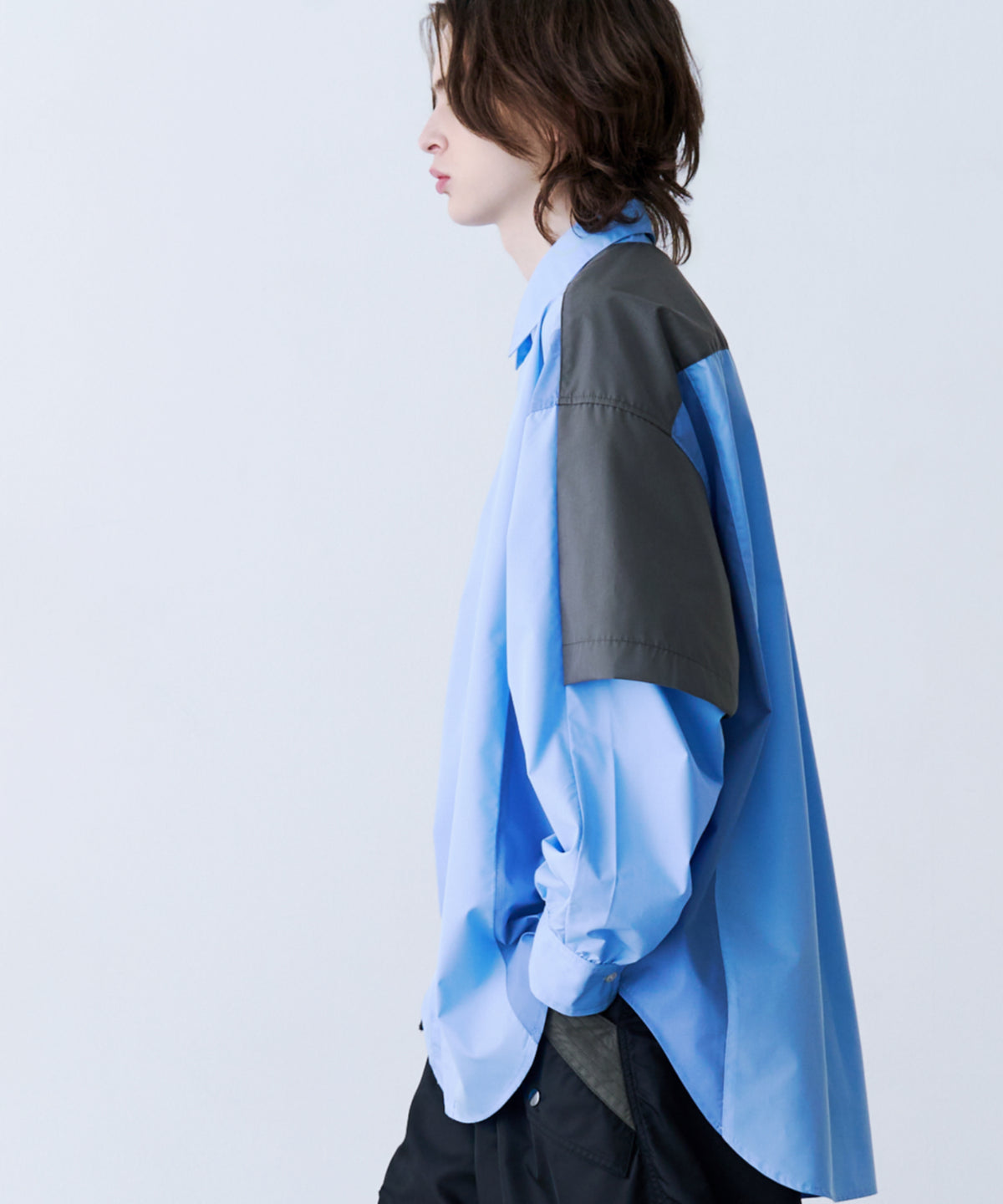 FAKE BLOCKING SHIRT