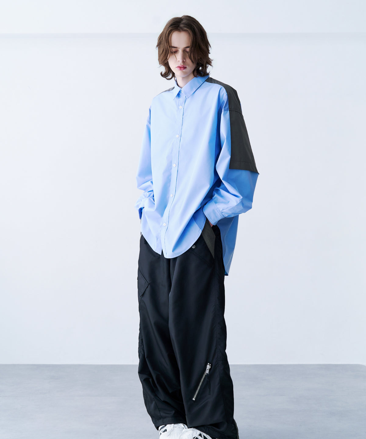 FAKE BLOCKING SHIRT
