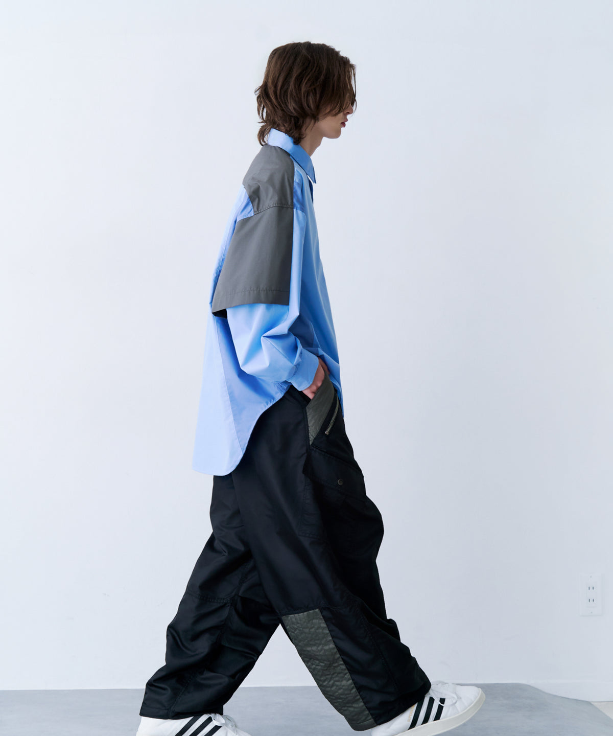 FAKE BLOCKING SHIRT