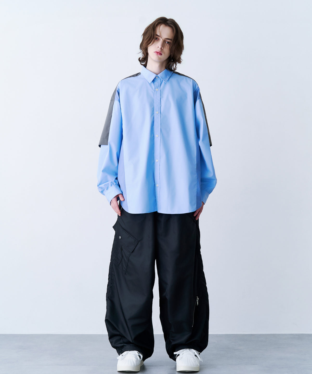 FAKE BLOCKING SHIRT