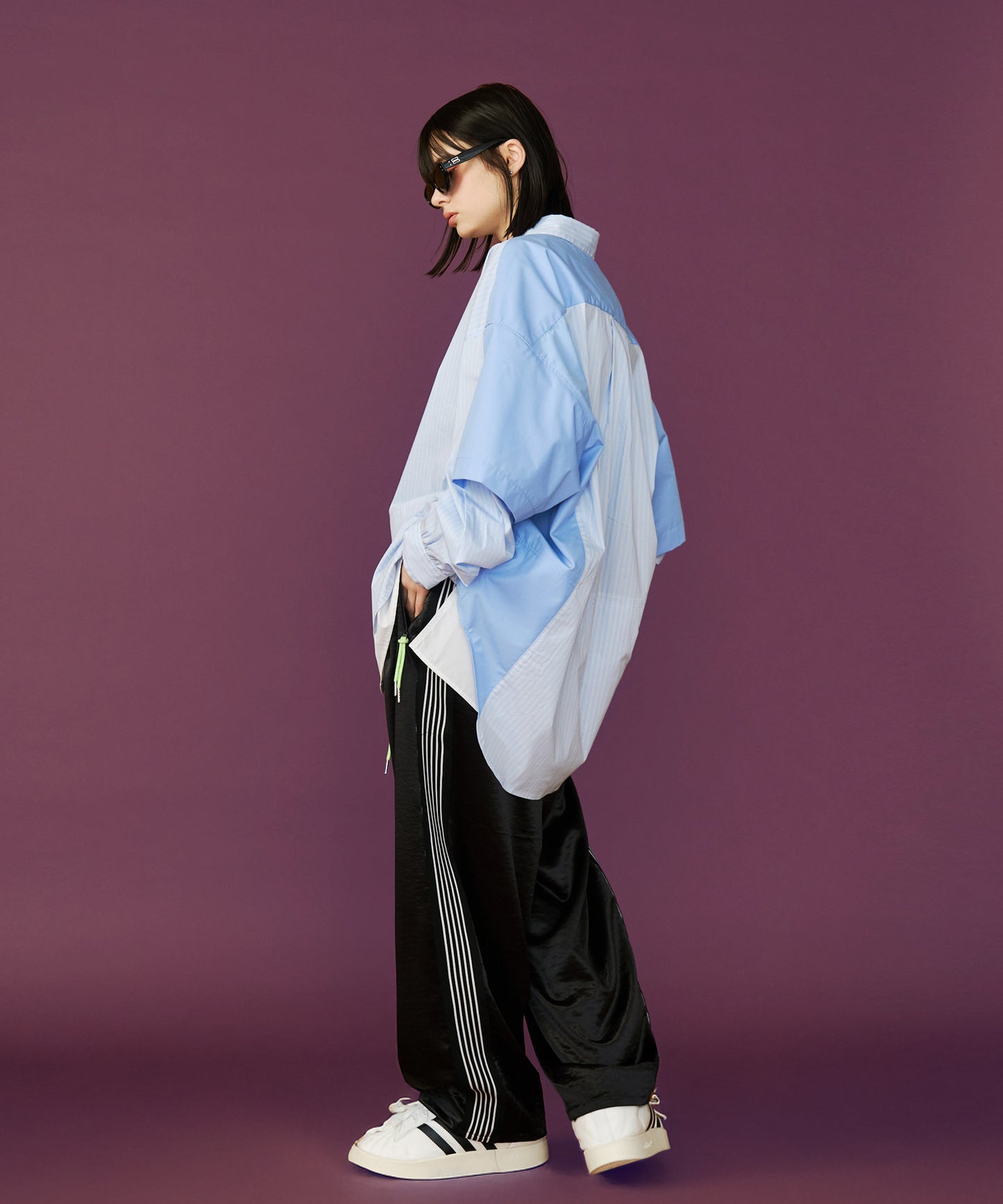 【予約商品】FAKE BLOCKING OVER SHIRTS