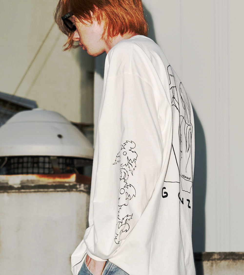 【24AW PRE-ORDER】MARK GONZALES L/S TEE [Angel]