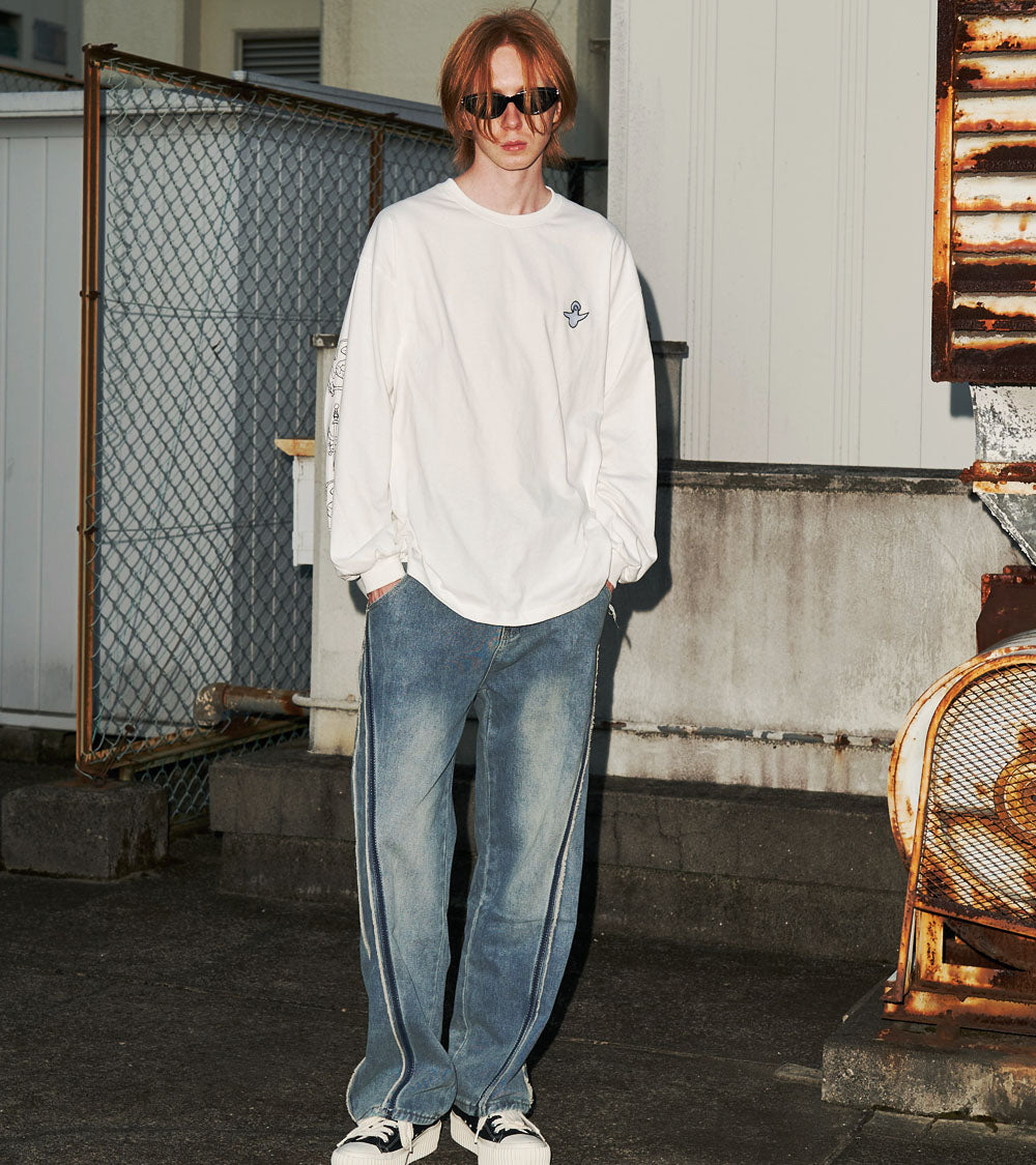 【24AW PRE-ORDER】MARK GONZALES L/S TEE [Angel]