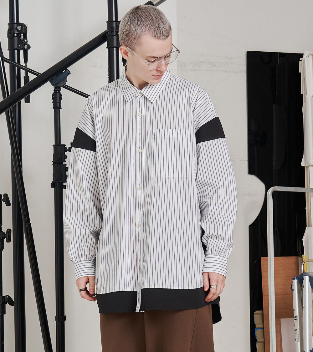 BLOCKING STRIPE SHIRTS