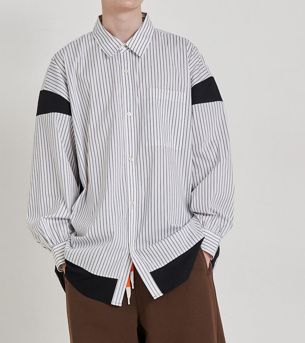 BLOCKING STRIPE SHIRTS