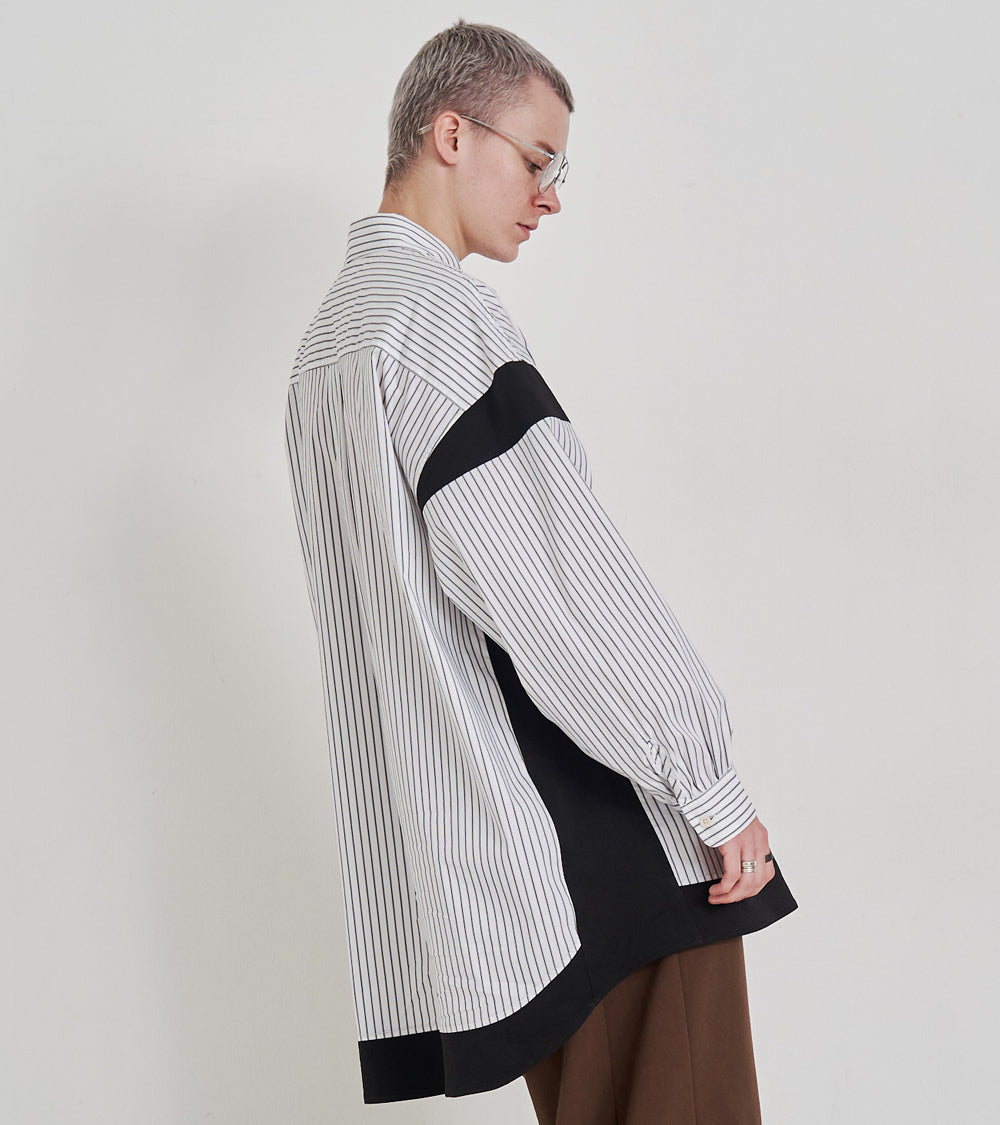 BLOCKING STRIPE SHIRTS