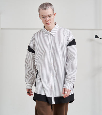 【SALE】BLOCKING STRIPE SHIRTS