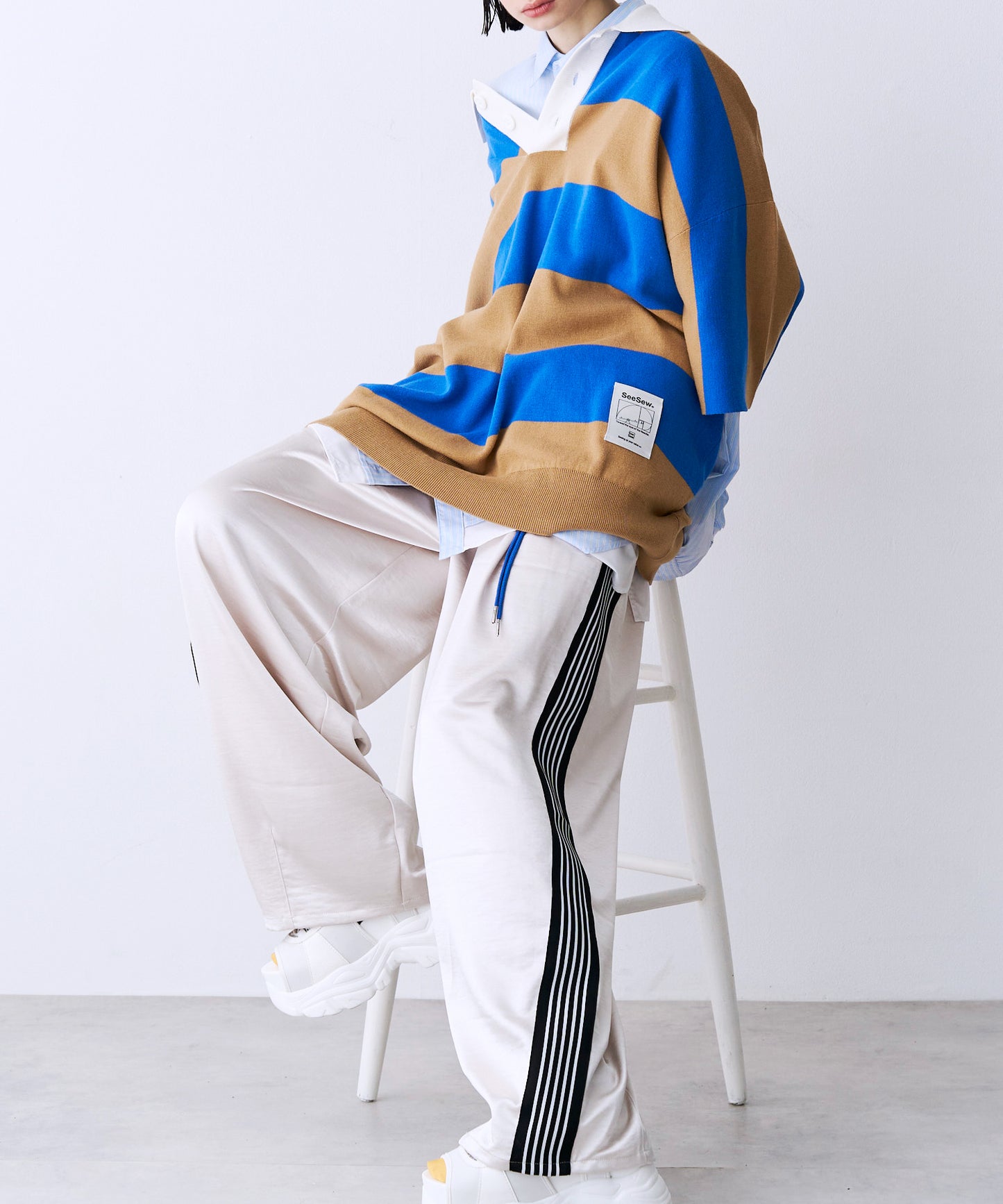 SATIN LINE PANTS