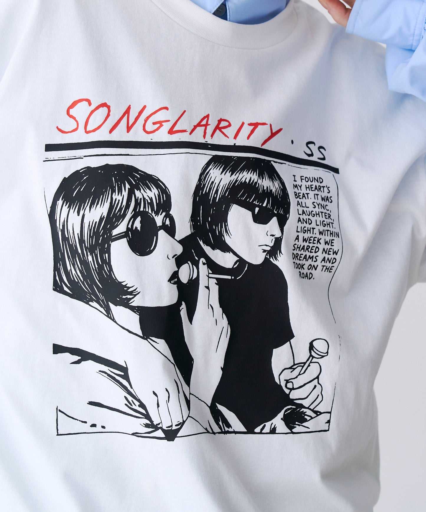 【SALE】HAND DREW PRINT TEE