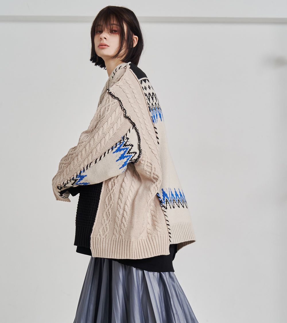 SeeSaw カーディガン CRAFT KNIT CARDIGAN CRAFT KNIT CARDIGAN – seesew