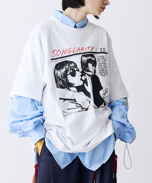 【予約商品】 HAND DREW PRINT TEE