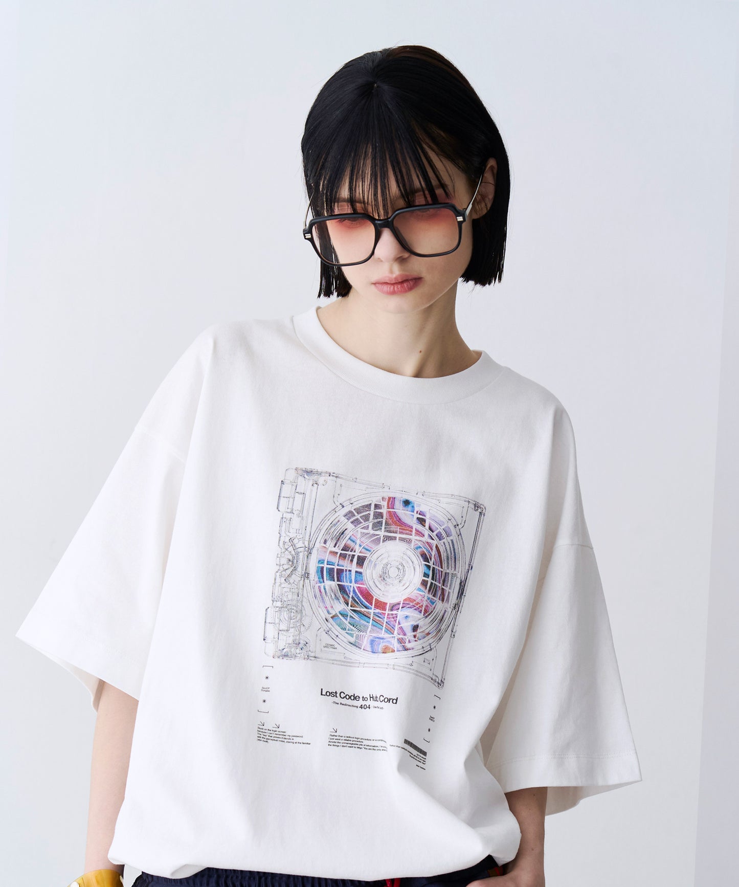 【SALE】CORD DISC PRINT TEE