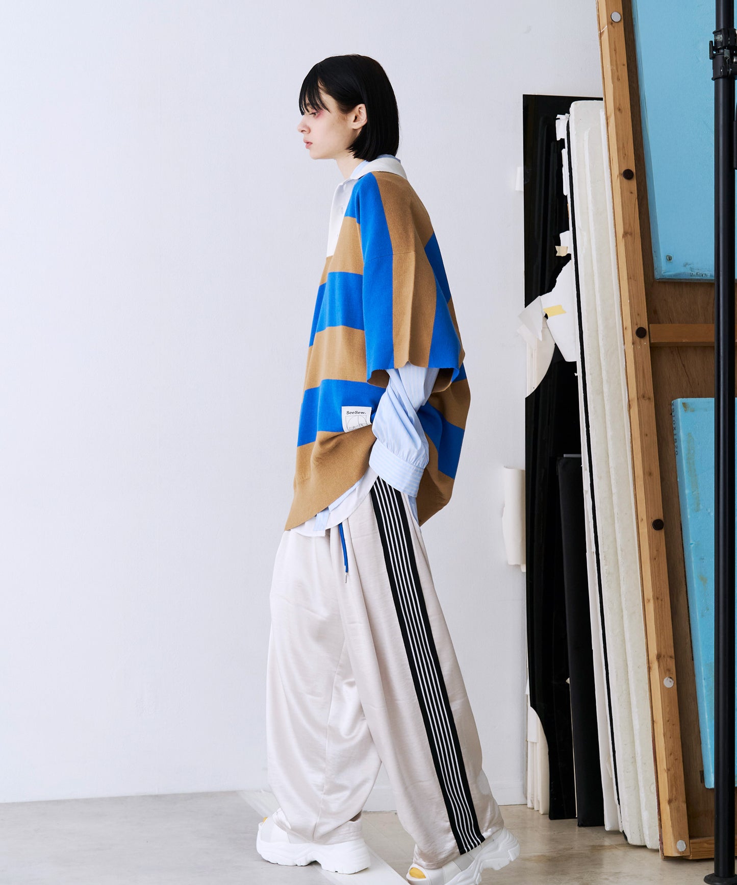 SATIN LINE PANTS