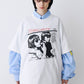 【SALE】HAND DREW PRINT TEE