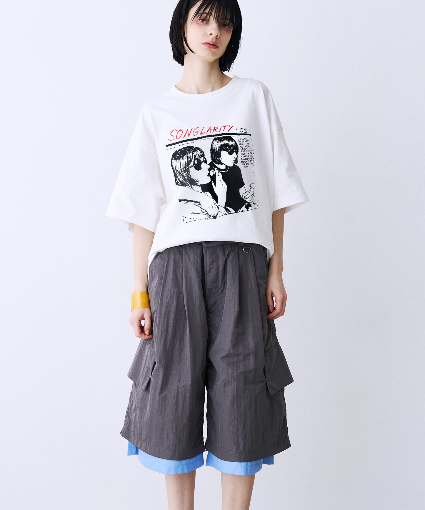 【SALE】HAND DREW PRINT TEE