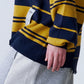 BORDER KNIT POLO