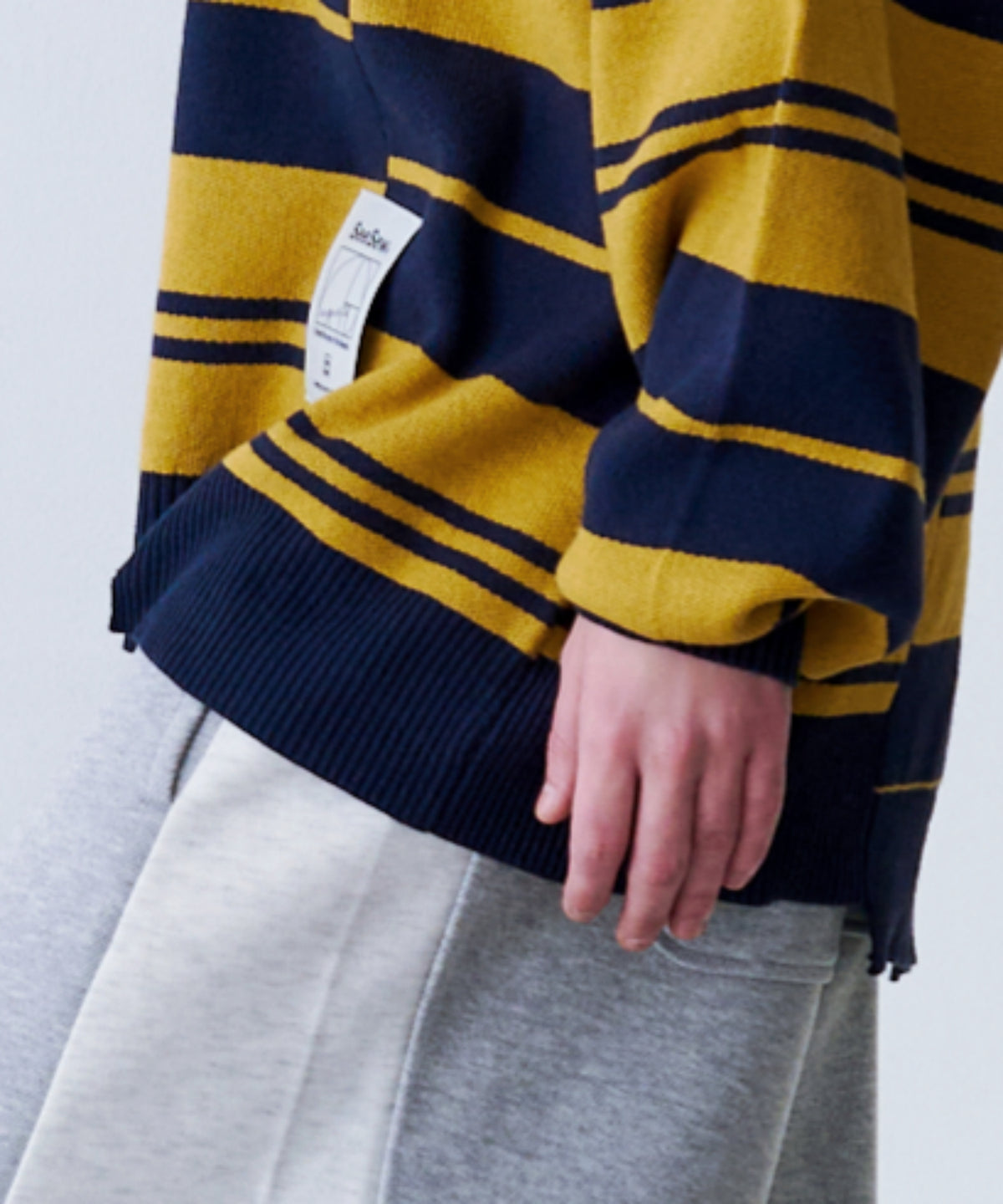 BORDER KNIT POLO