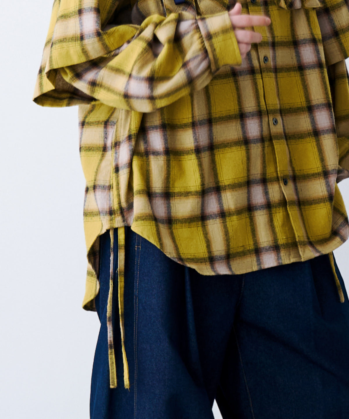 CHECK MULTI POCKET SHIRT