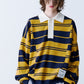 BORDER KNIT POLO