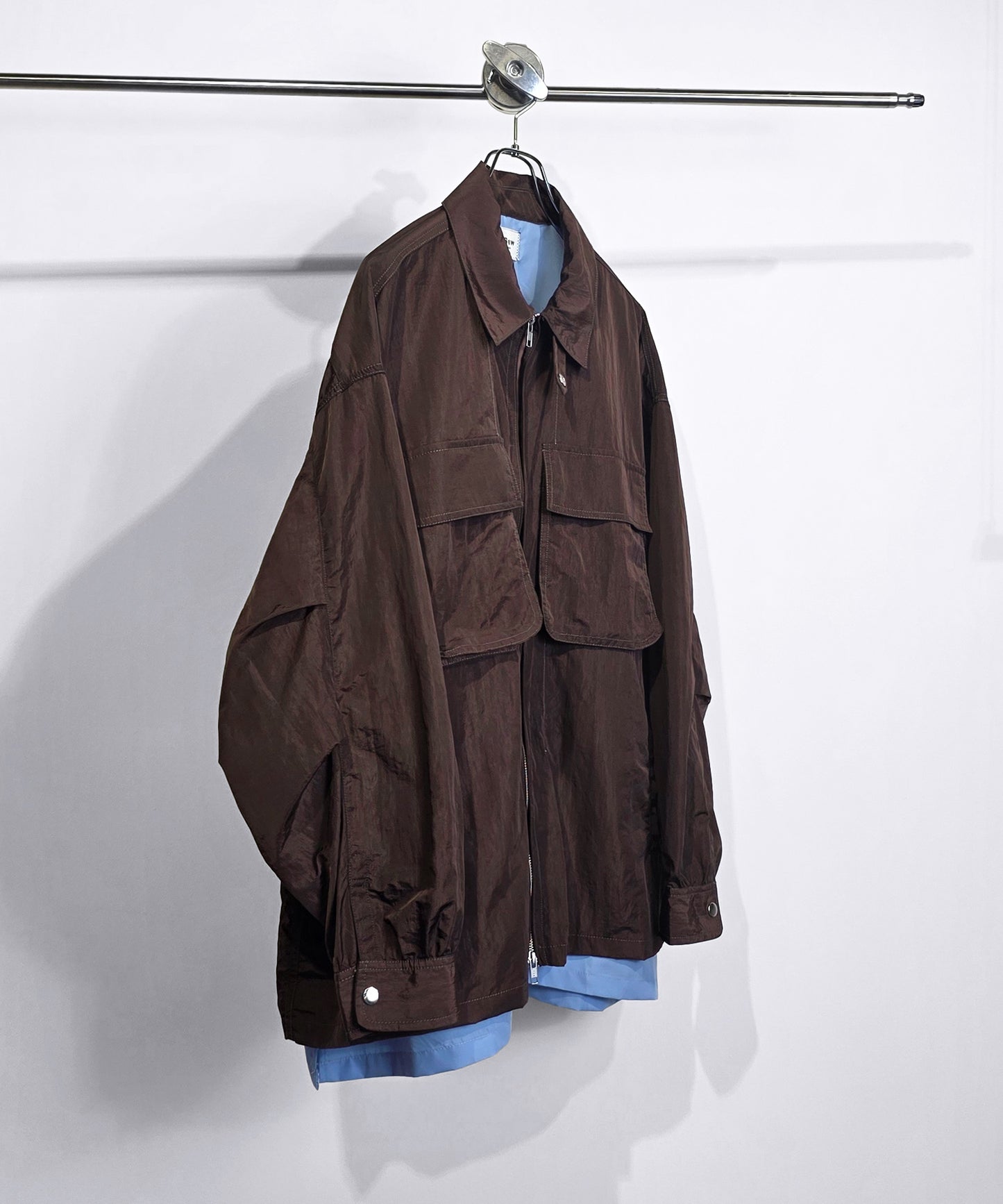 【予約商品】LAYERED ZIP SHIRT JACKET